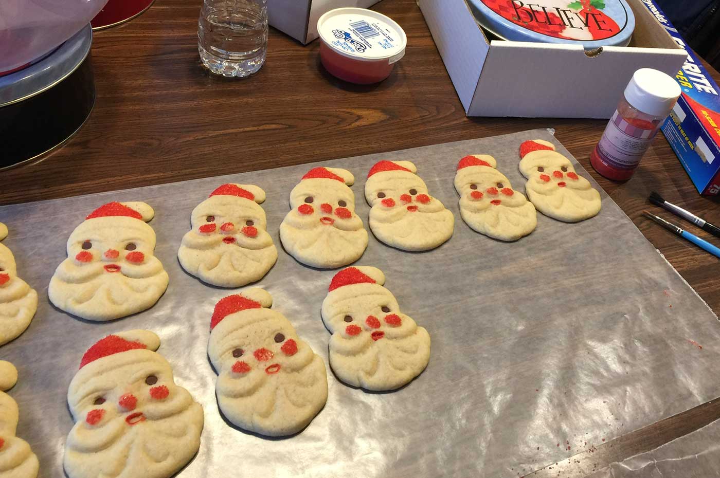 Generations of Santa Cookies