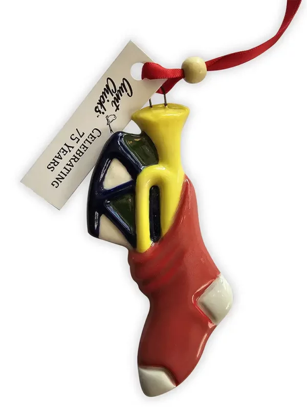 Aunt Chick's™ Stocking Ornament - Handcrafted Vintage Holiday Decor